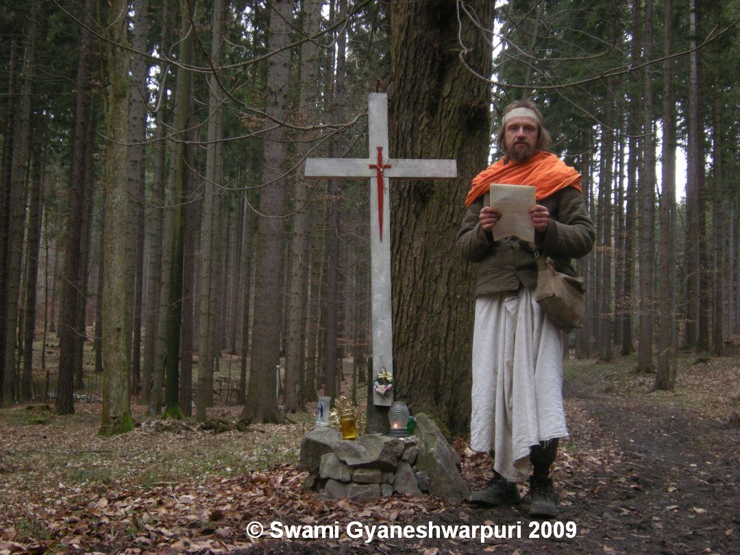 Poustevník Gyaneshwarpuri - Děravka 2009.